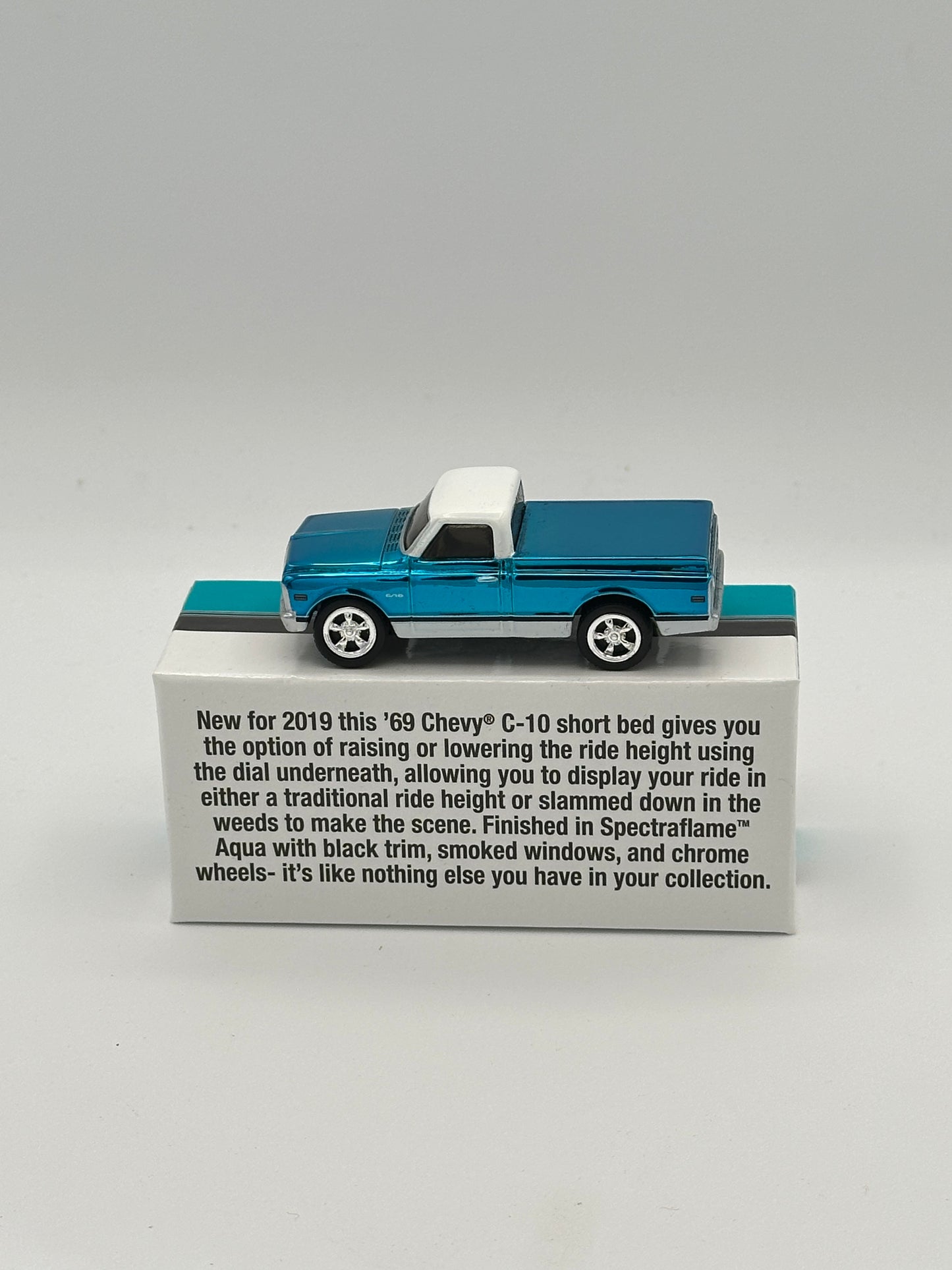 Red Line Club Collectors Chevy C/10 Pickup - Aqua Spectraflame