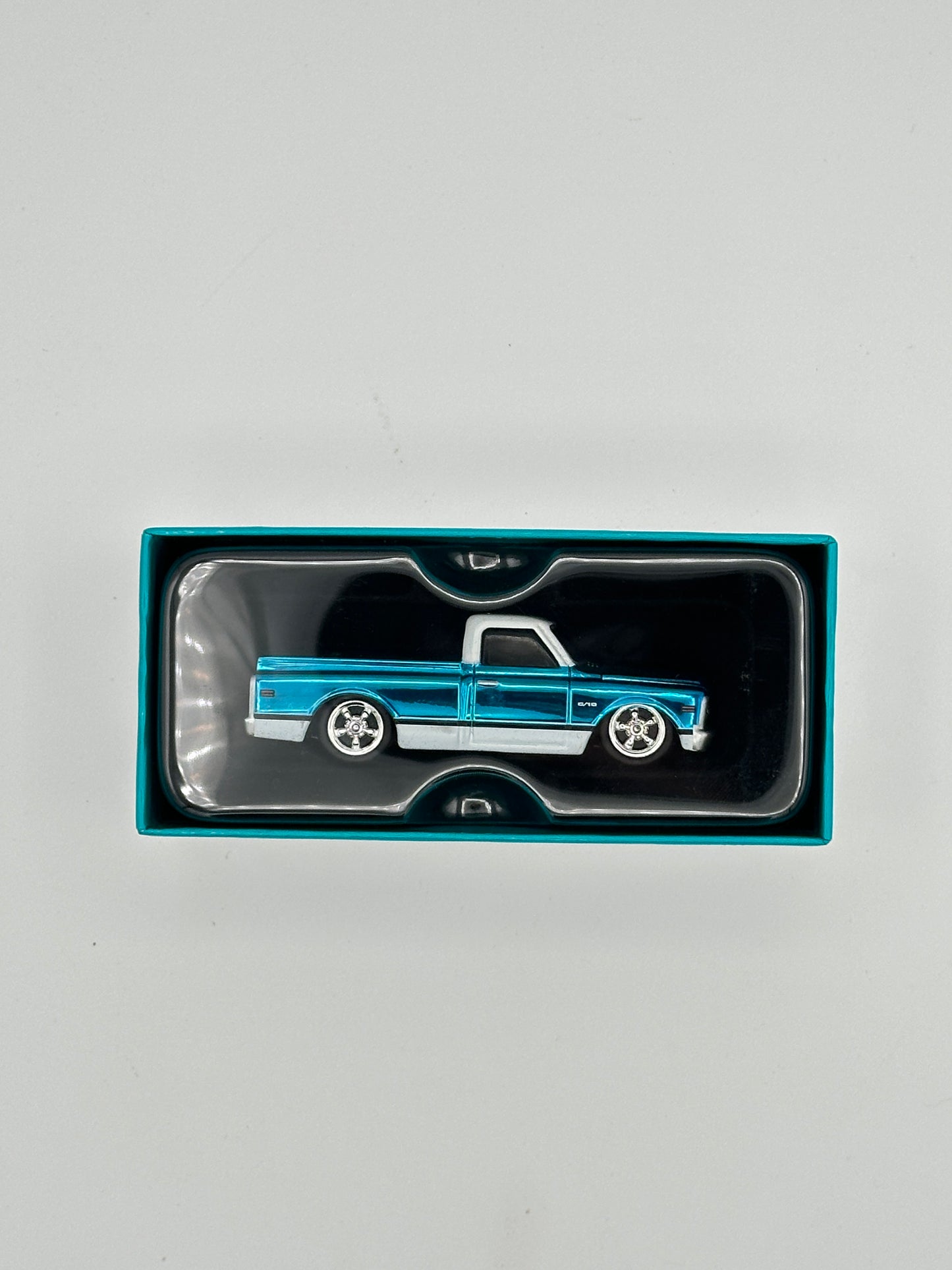 Red Line Club Collectors Chevy C/10 Pickup - Aqua Spectraflame