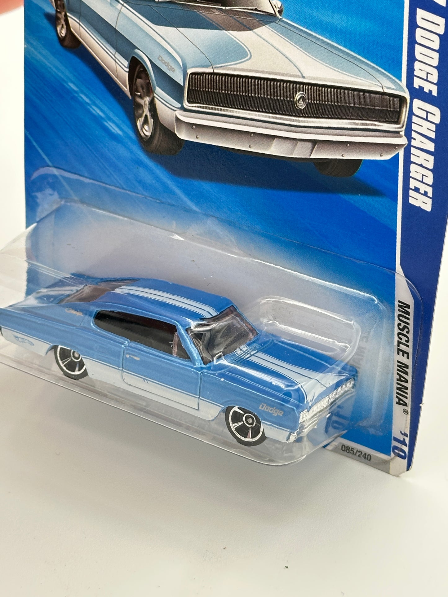 67 Dodge Charger - Blue/White