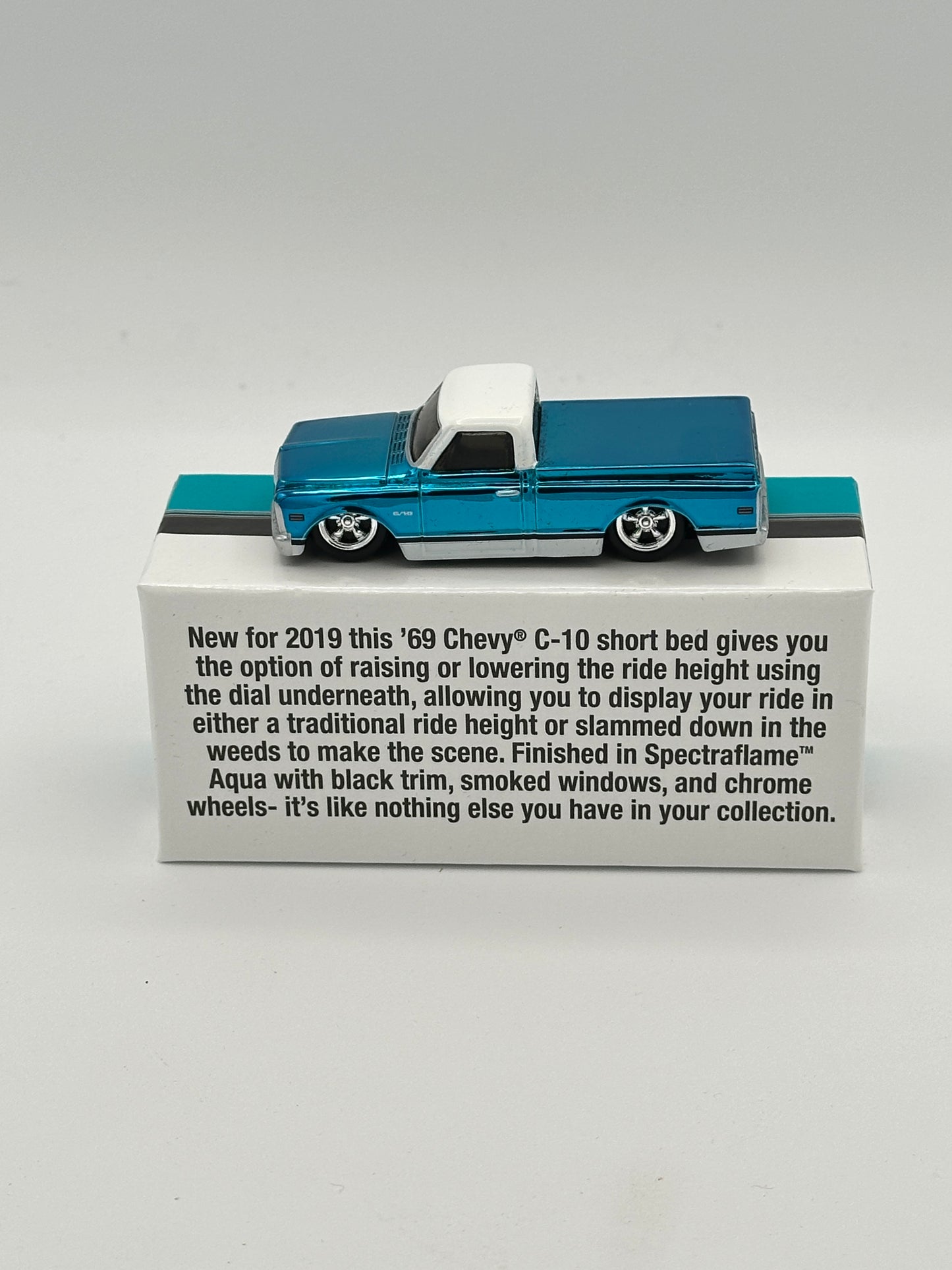 Red Line Club Collectors Chevy C/10 Pickup - Aqua Spectraflame