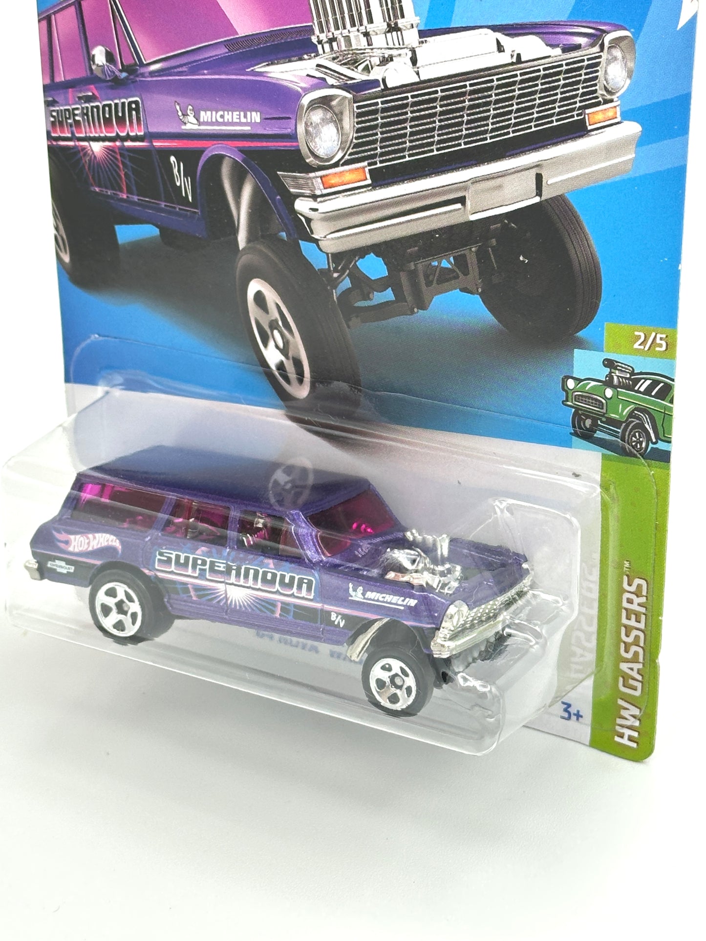 64 Chevy Nova Wagon Gasser - Purple