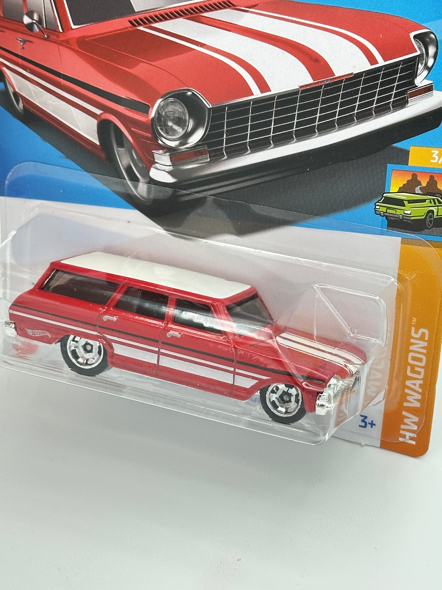 64 Chevy Nova Wagon - Red