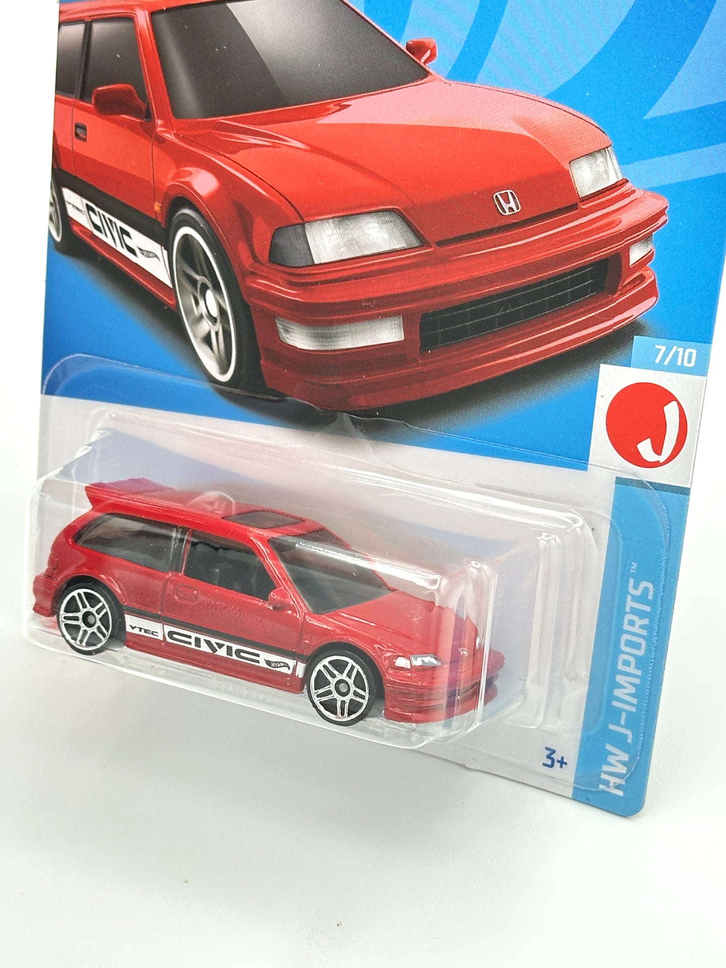 90 Honda Civic EF - Red