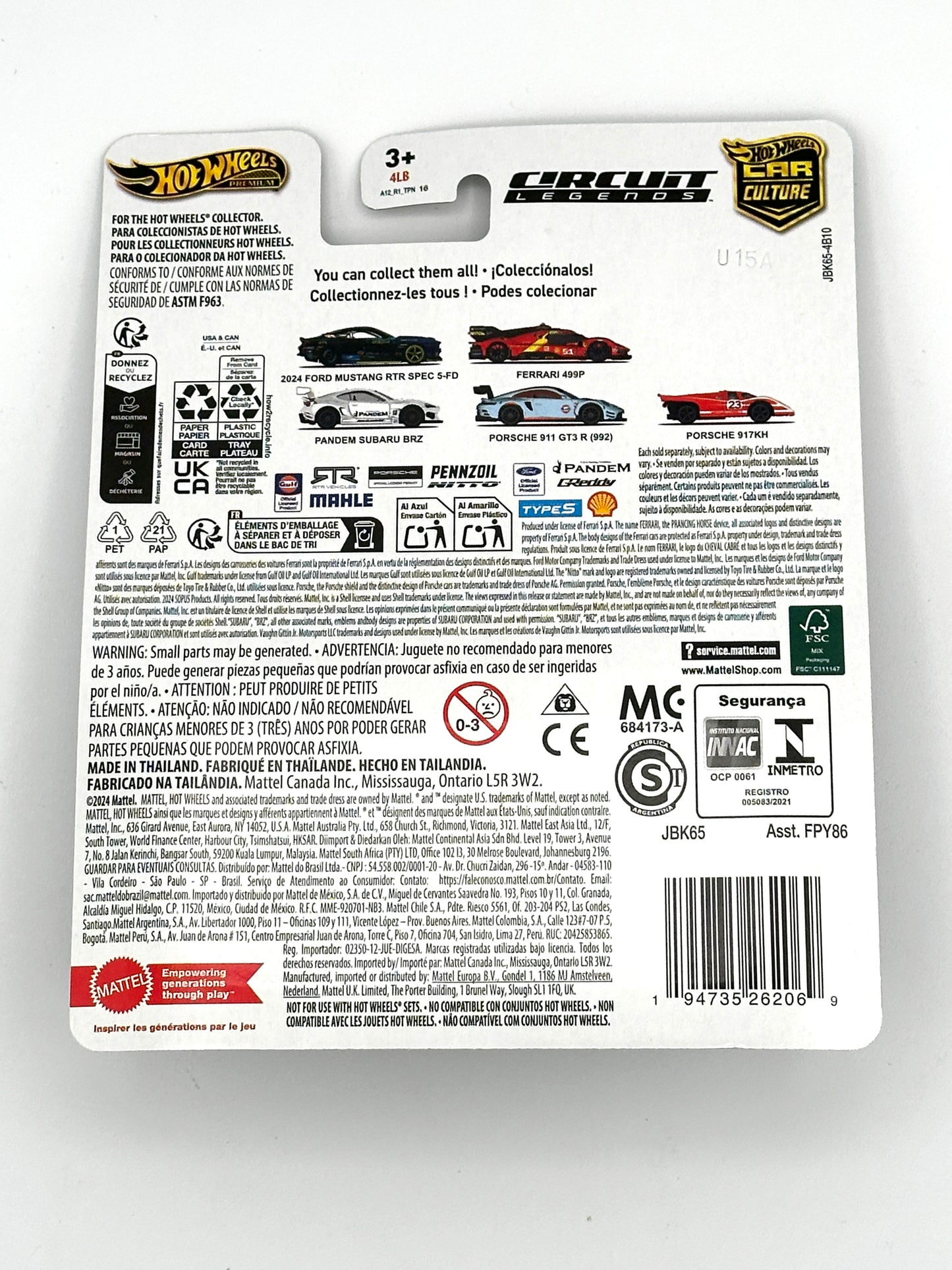 HW Premium Circuit Legends Porsche 911 GT3 R
