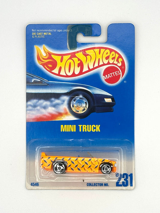 Mini Truck - Neon Orange Blade Wheels