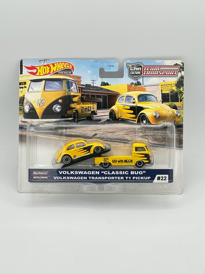 Team Transport Moon Eyes Volkswagen Classic Beetle and T1 pickup
