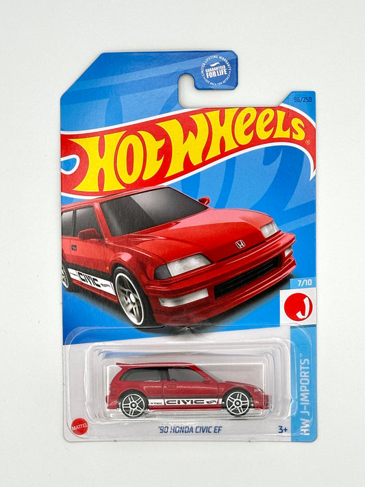 90 Honda Civic EF - Red