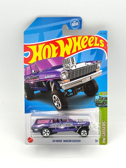64 Chevy Nova Wagon Gasser - Purple
